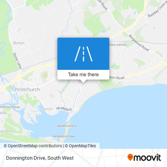 Donnington Drive map