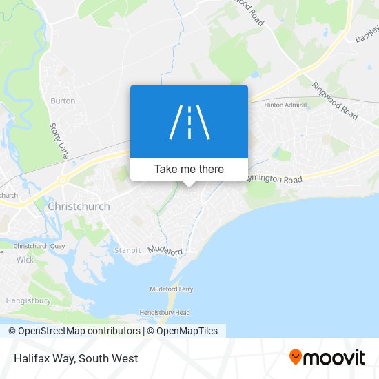 Halifax Way map