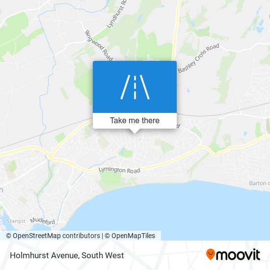 Holmhurst Avenue map