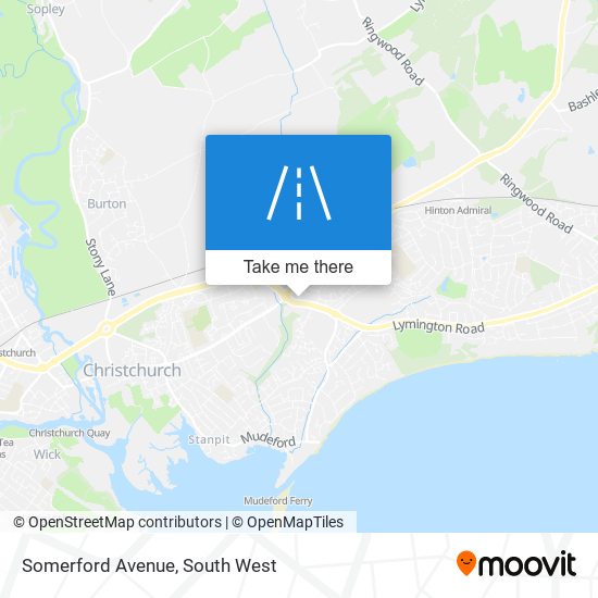 Somerford Avenue map