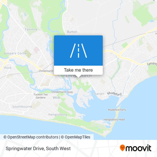 Springwater Drive map