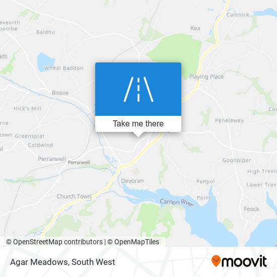 Agar Meadows map