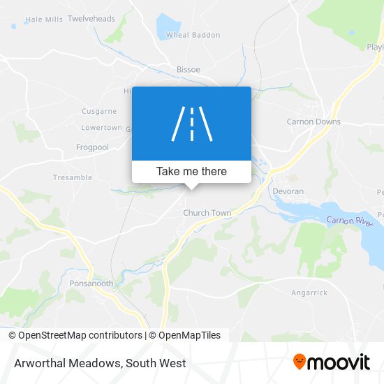 Arworthal Meadows map