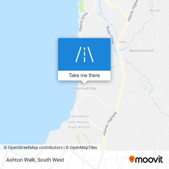 Ashton Walk map