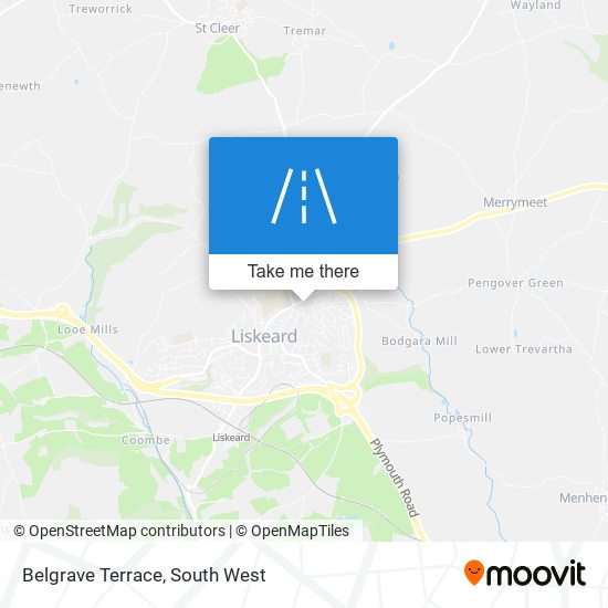 Belgrave Terrace map