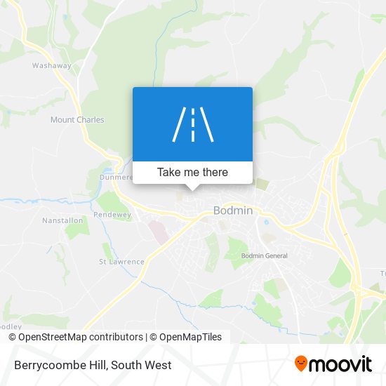 Berrycoombe Hill map