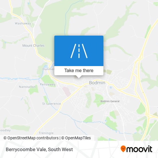Berrycoombe Vale map