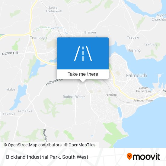 Bickland Industrial Park map