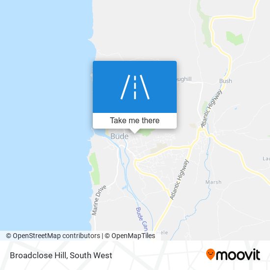 Broadclose Hill map