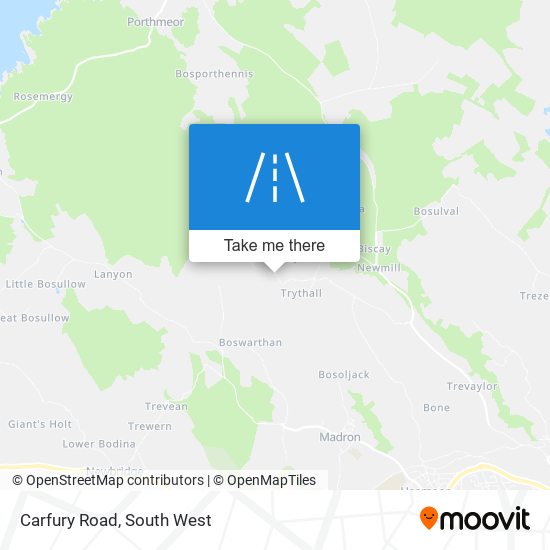 Carfury Road map