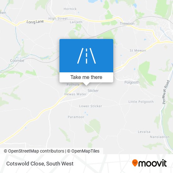 Cotswold Close map