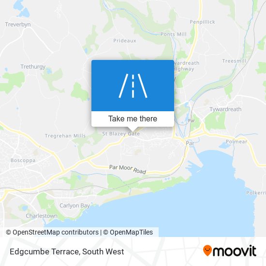 Edgcumbe Terrace map