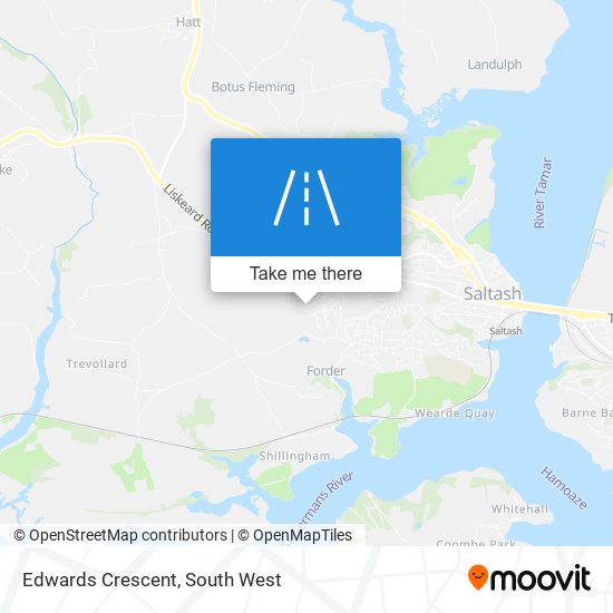 Edwards Crescent map