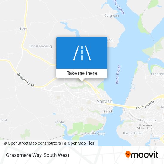 Grassmere Way map