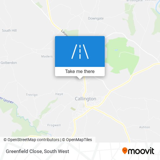 Greenfield Close map