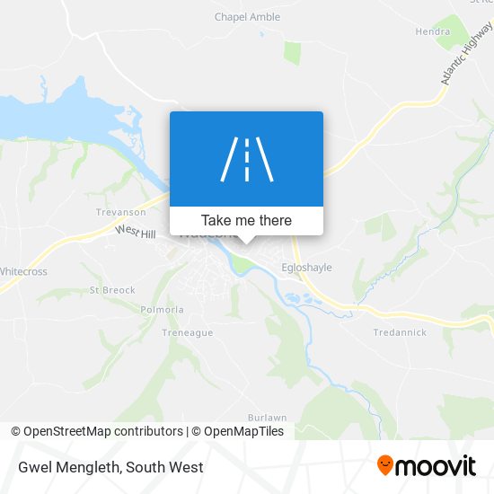 Gwel Mengleth map