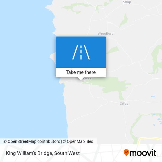 King William's Bridge map