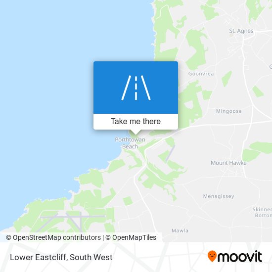 Lower Eastcliff map