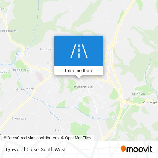 Lynwood Close map