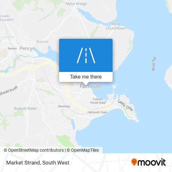 Market Strand map