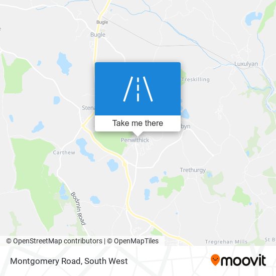 Montgomery Road map