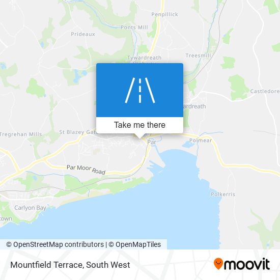 Mountfield Terrace map