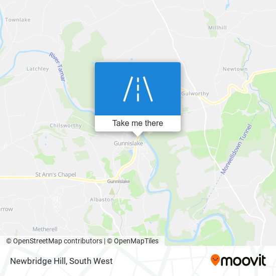 Newbridge Hill map