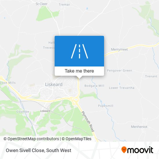 Owen Sivell Close map