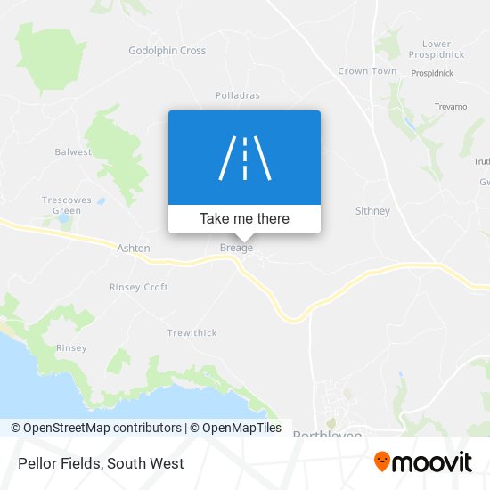 Pellor Fields map