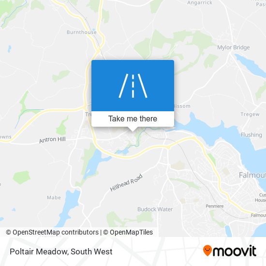 Poltair Meadow map