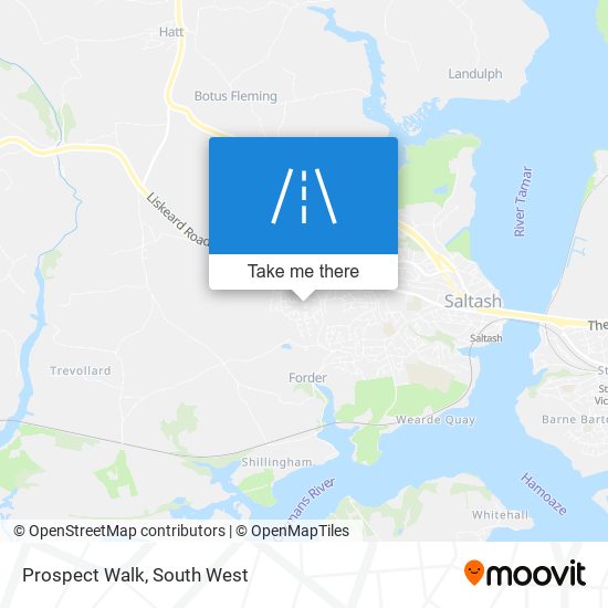 Prospect Walk map