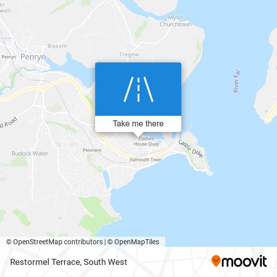 Restormel Terrace map