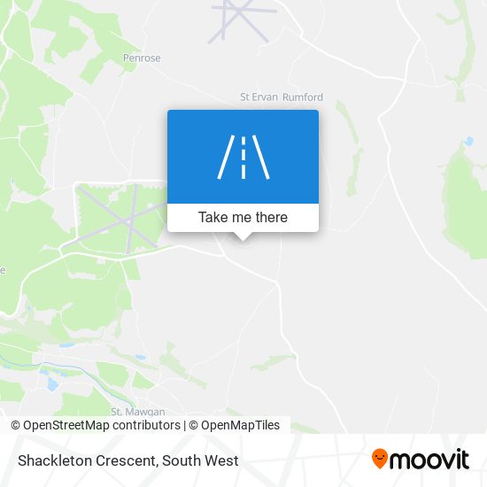 Shackleton Crescent map