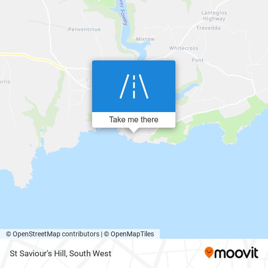 St Saviour's Hill map