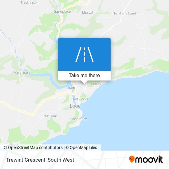 Trewint Crescent map