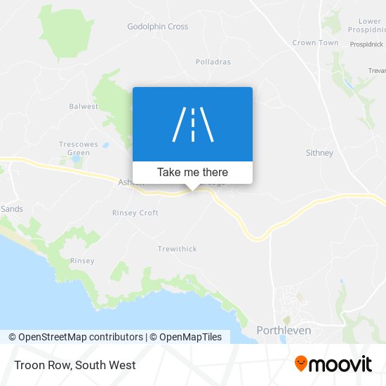 Troon Row map