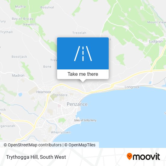 Trythogga Hill map