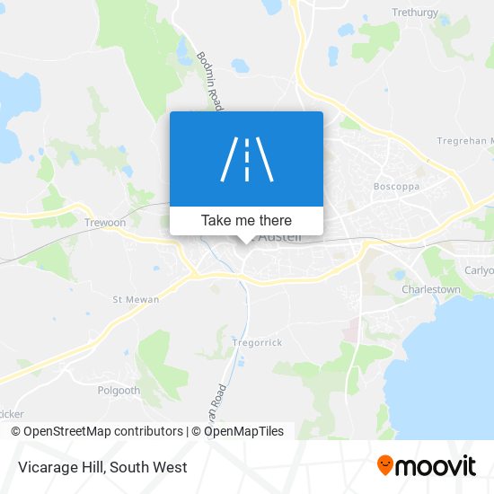 Vicarage Hill map