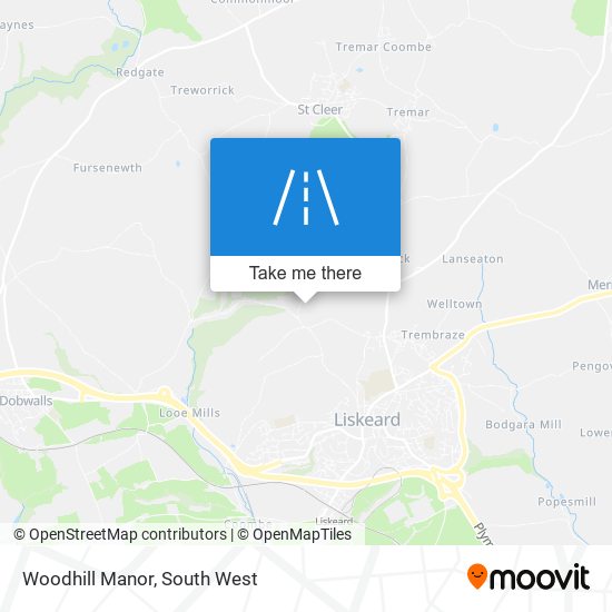 Woodhill Manor map