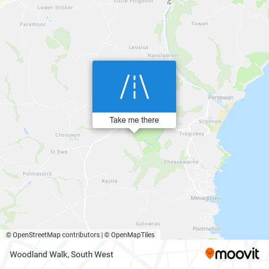 Woodland Walk map