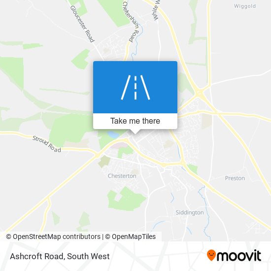 Ashcroft Road map