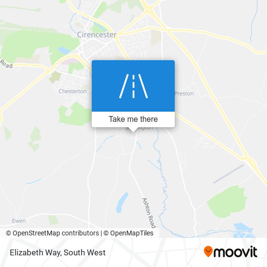 Elizabeth Way map