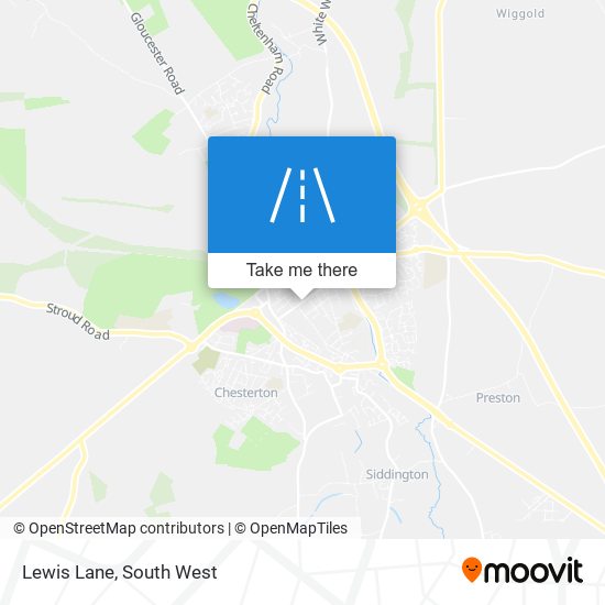 Lewis Lane map