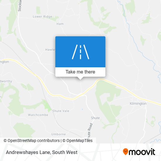 Andrewshayes Lane map