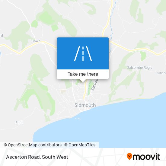 Ascerton Road map