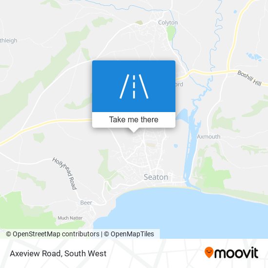 Axeview Road map