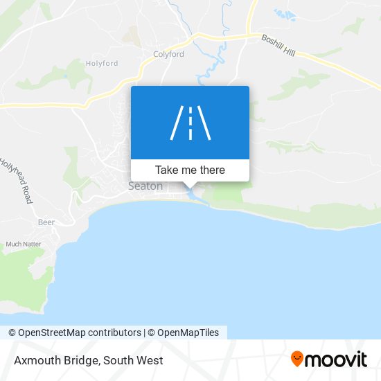 Axmouth Bridge map