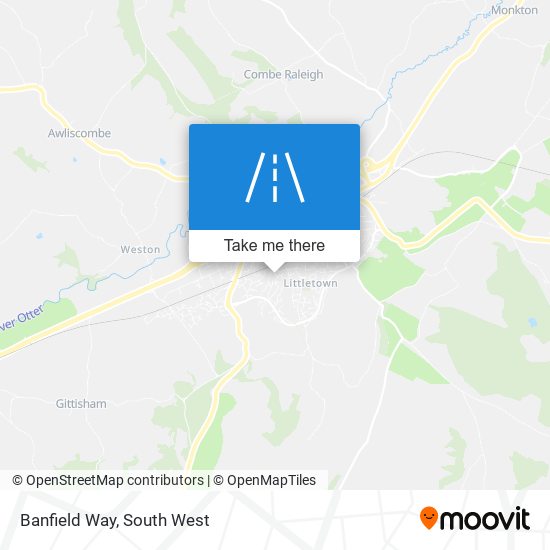 Banfield Way map