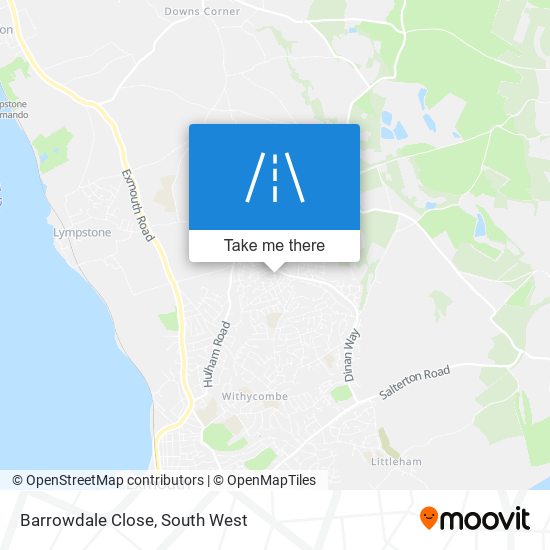 Barrowdale Close map