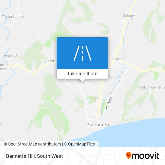 Bennetts Hill map